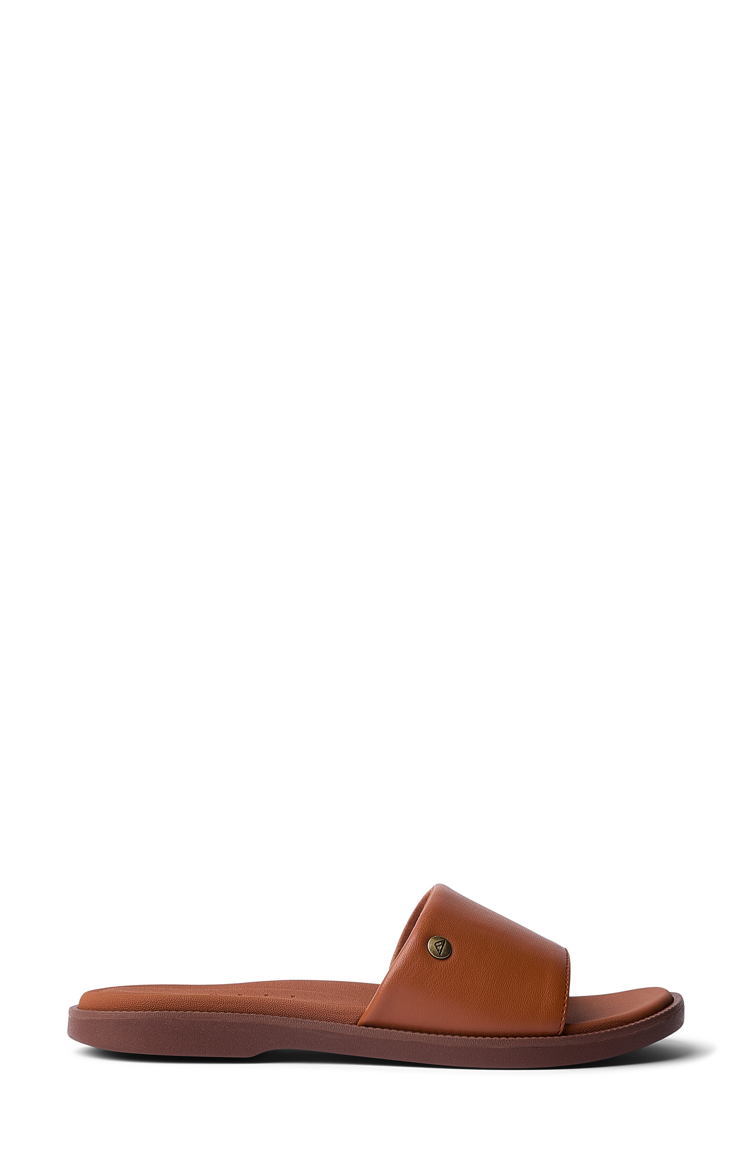 Cushion Sunny Slide Sandal, Alternate, color, COCOA
