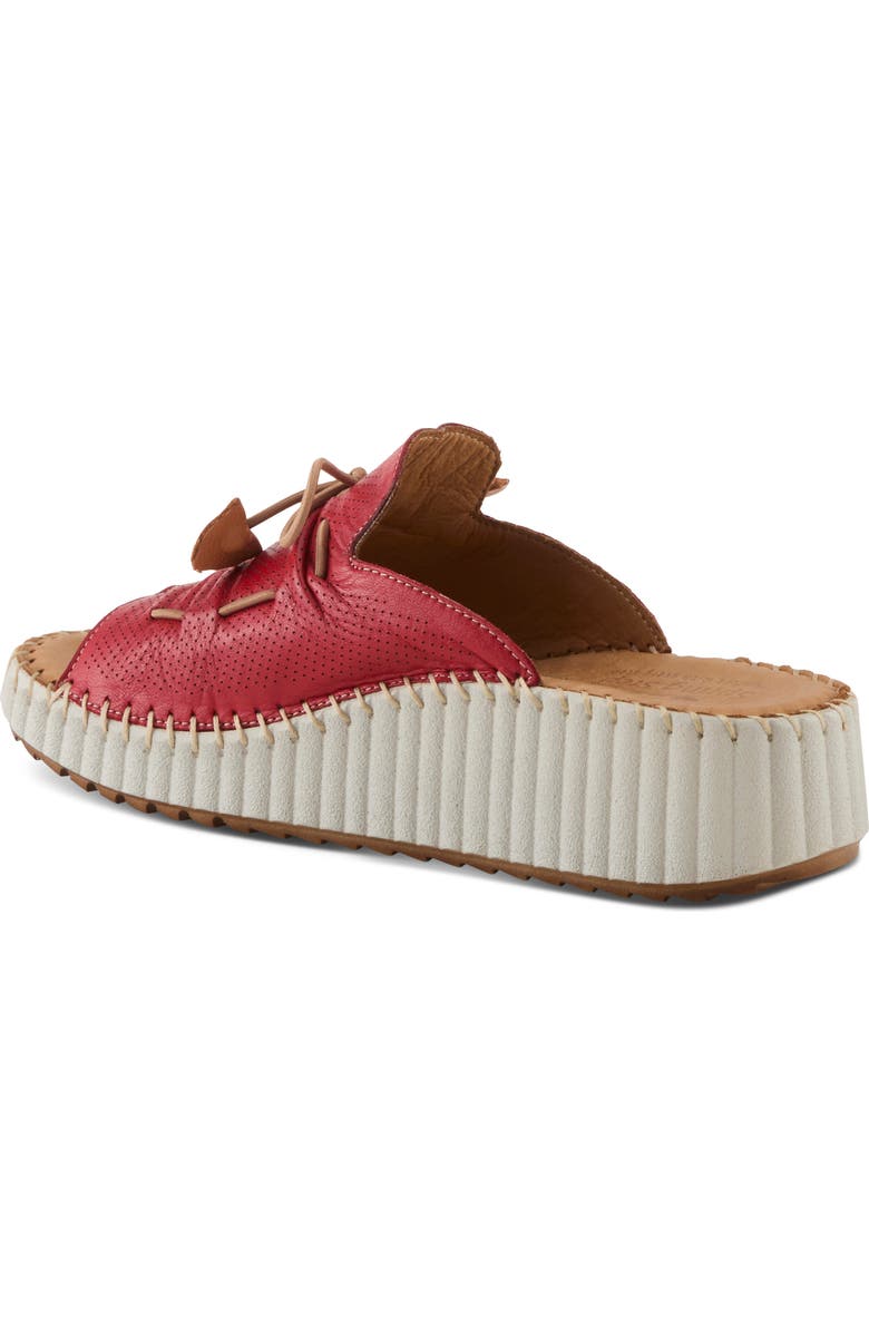 Spring Step Nevelle Wedge Sandal, Alternate, color, Red