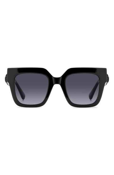 50mm Gradient Square Sunglasses