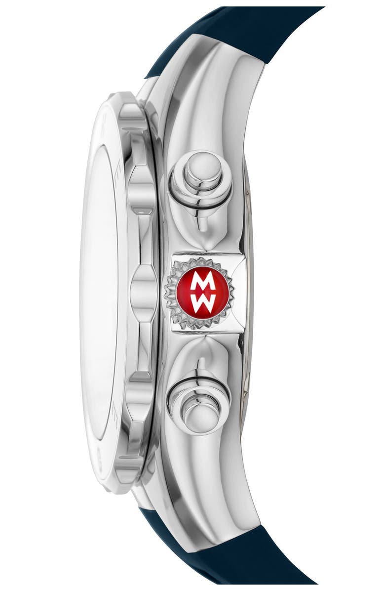 MICHELE Jellybean Chronograph Stainless Steel Watch, 38mm, Alternate, color, 