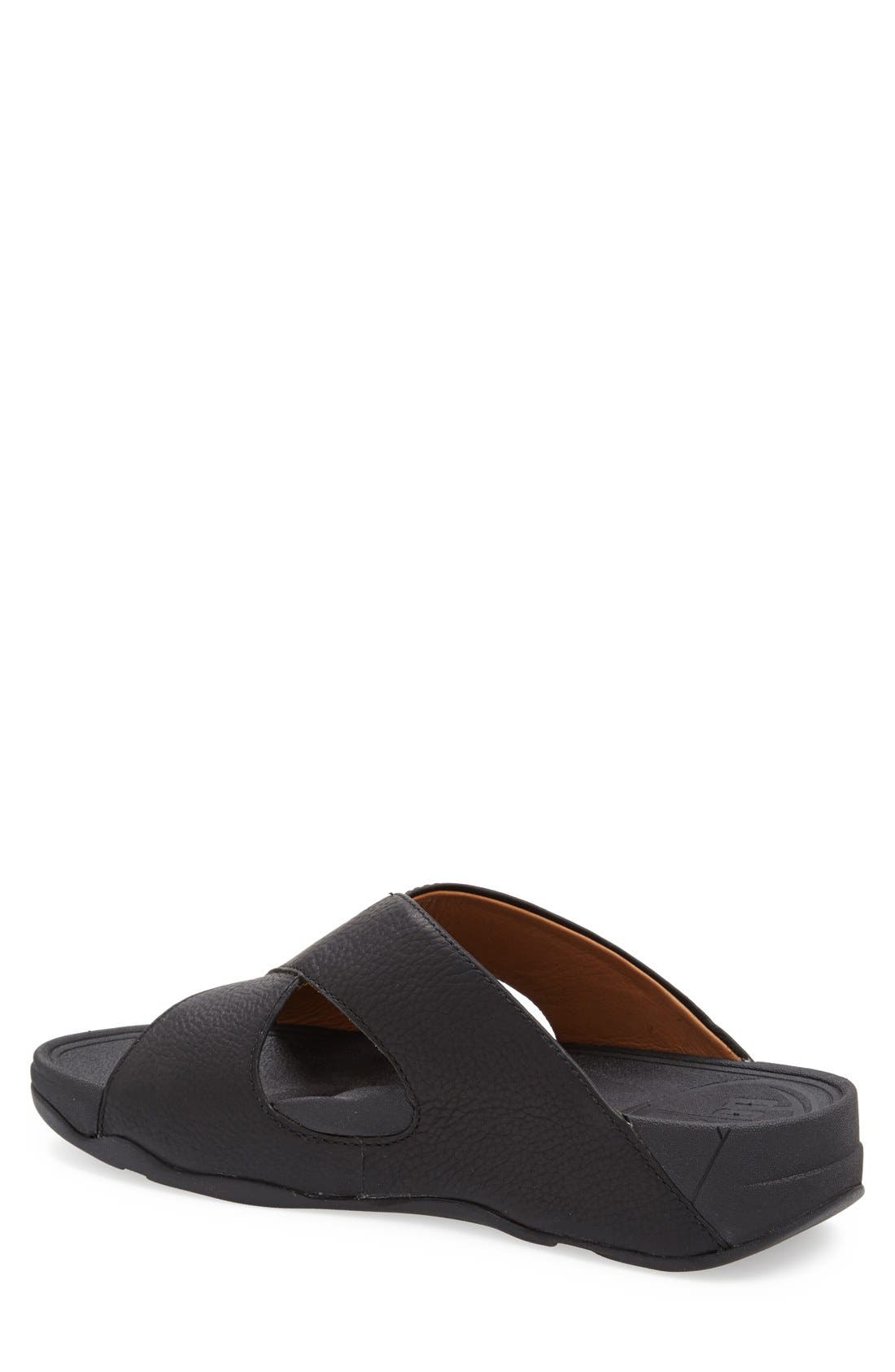 FitFlop Xosa<sup>™</sup> Leather Slide Sandal, Alternate, color, 