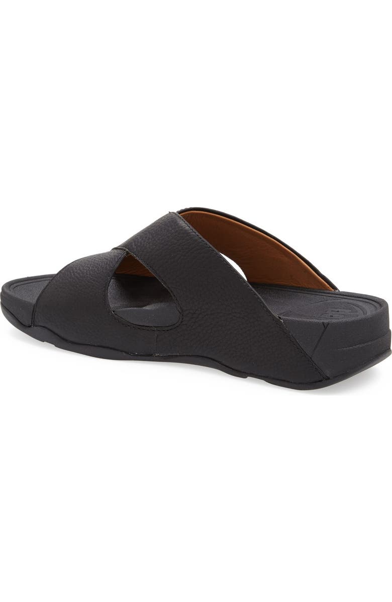 FitFlop Xosa<sup>™</sup> Leather Slide Sandal, Alternate, color,