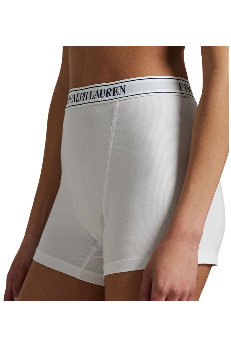 Logo Band Knit Boxers, Alternate, color, WHITE CLOUD