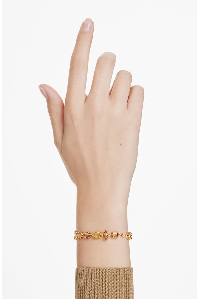 Gema Crystal Bracelet, Main, color, GOLD