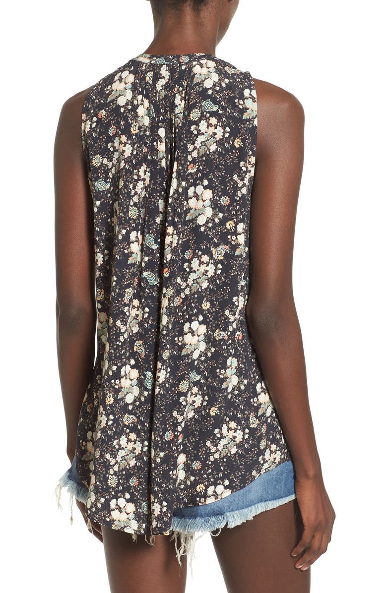 WAYF Tassel Front Henley Tank, Alternate, color,