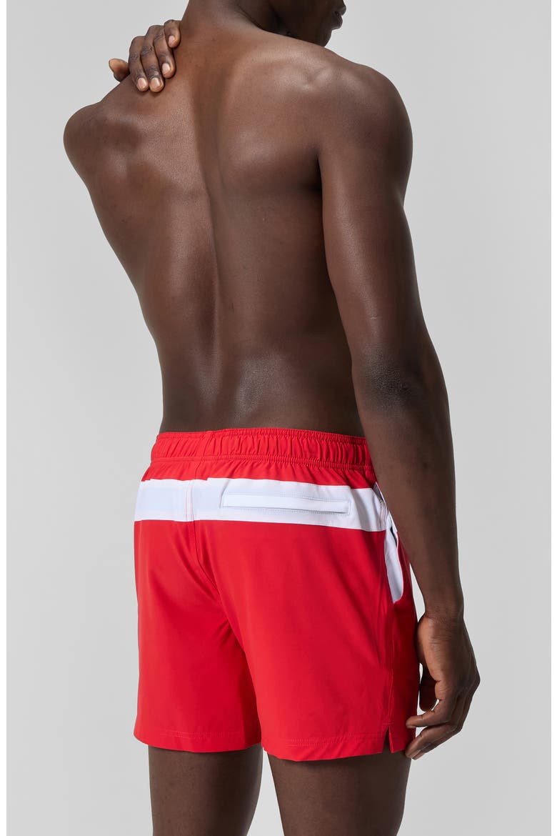 Logo Volley 16 Board Shorts, Alternate, color, RED