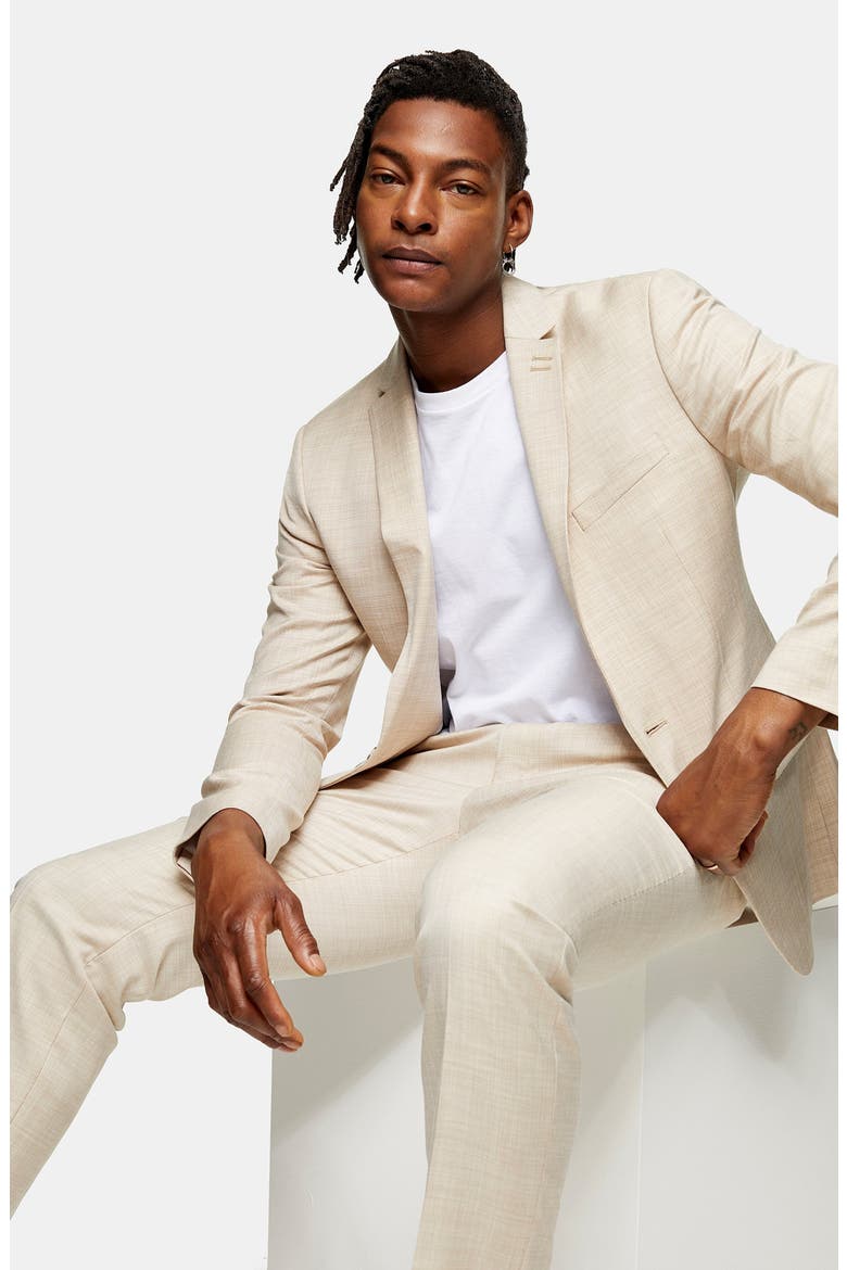 Dax Slim Fit Suit Jacket, Alternate, color, STONE