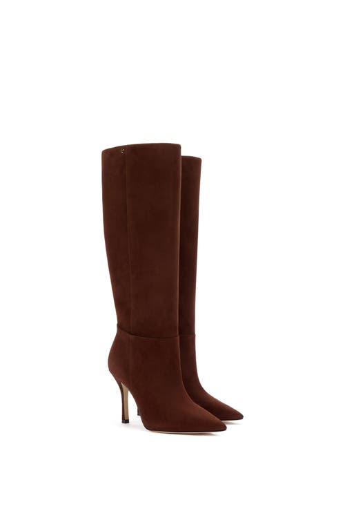 Larroude Kate Hi Boot In Brown