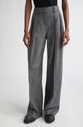 Michael Kors Collection Pleated Slouch Wool & Silk Trousers