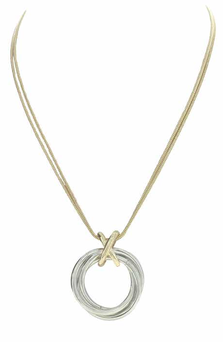 OLIVIA WELLES 'X' Marks the Spot Pendant Necklace
