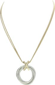 OLIVIA WELLES 'X' Marks the Spot Pendant Necklace
