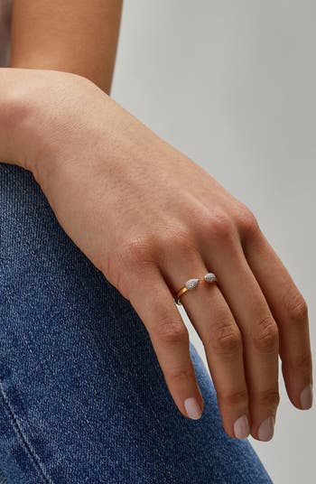 Fiji Bud Diamond Stacking Ring