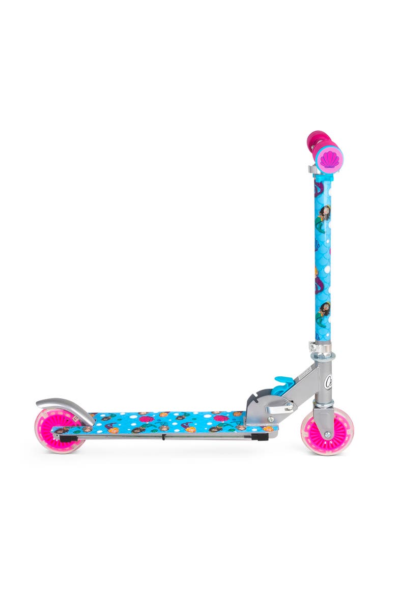 Flashing  Adjustable Scooter Mermaid, Lightup Wheels, Alternate, color, Multicolored