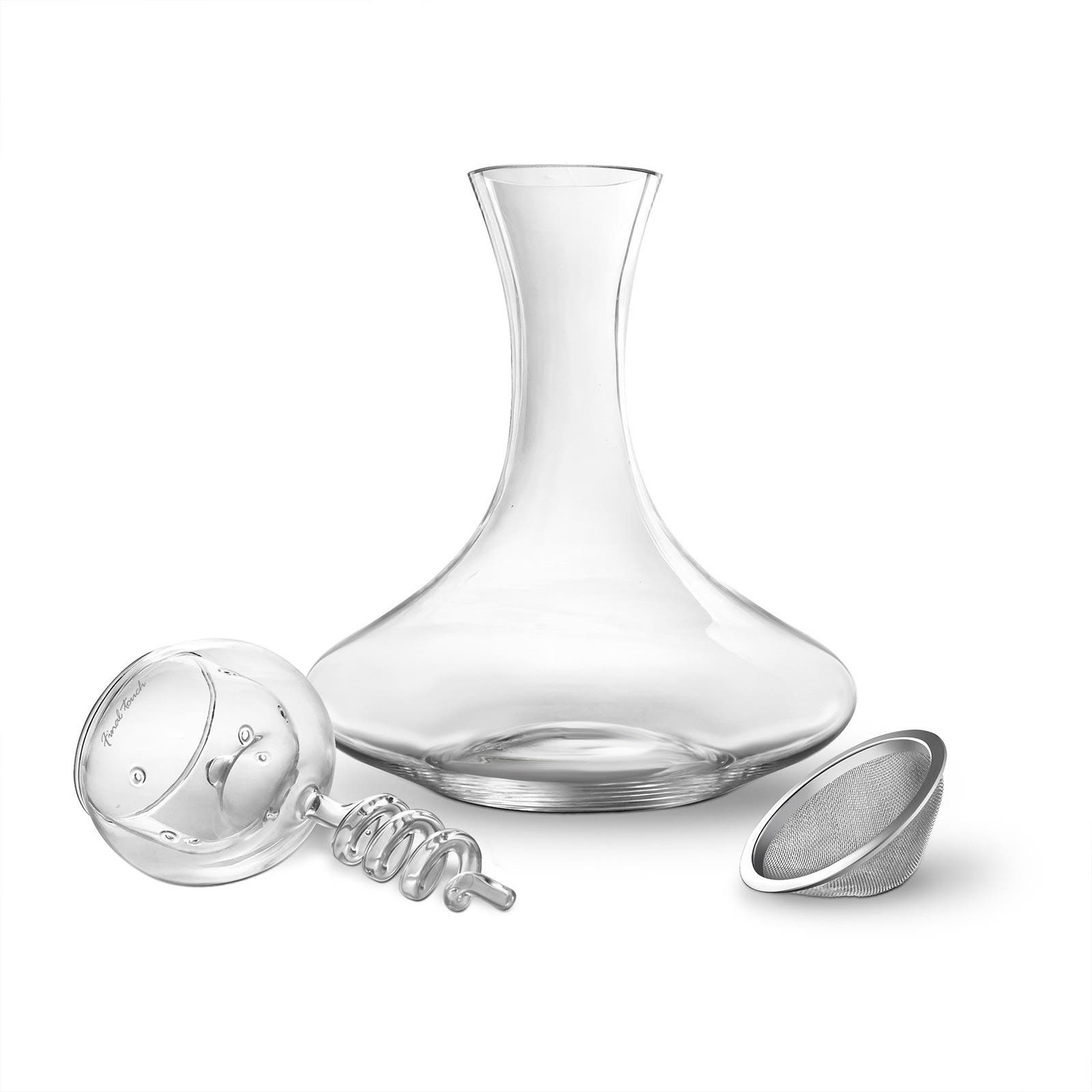 Final Touch Twister Glass Aerator & Decanter - Thumbnail 5