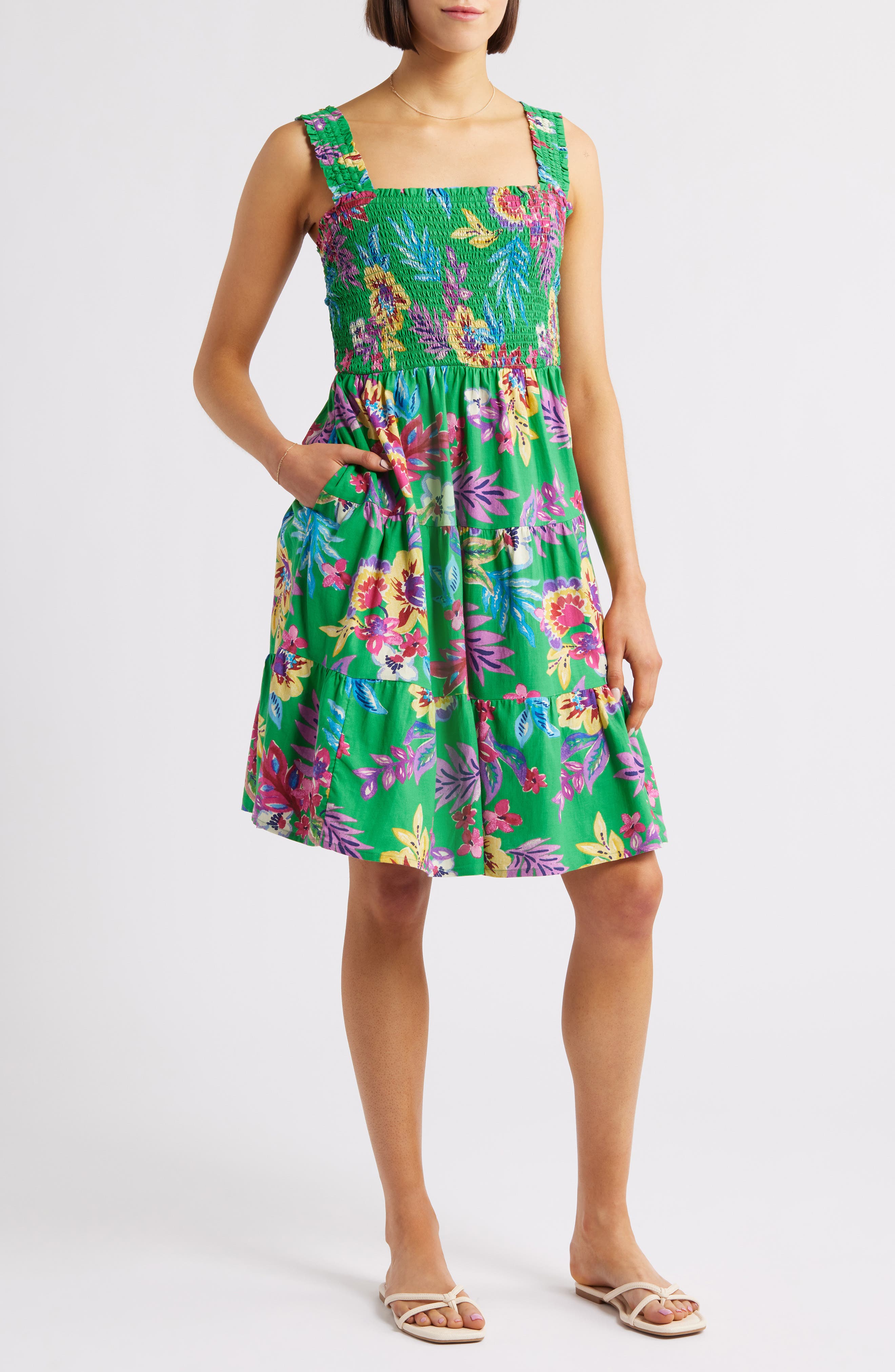 beachlunchlounge Alice Tiered Sundress