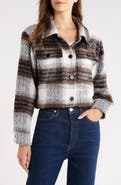 All in Favor Plaid Crop Jacket