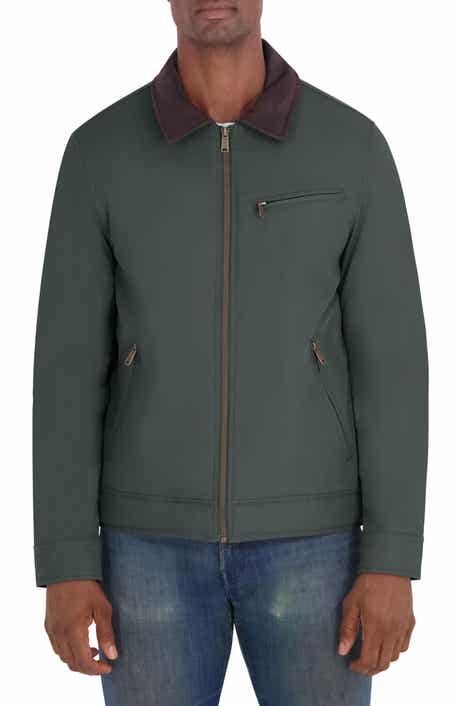 Zip Front Harrington Jacket