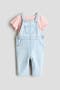 selected Light Denim Blue/Pink