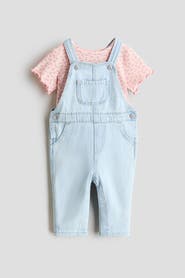 H&M 2-piece Dungarees And Top Set