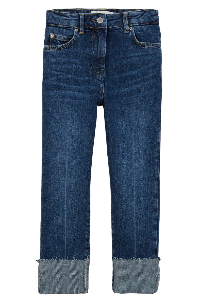 Reiss Kids' Bradie Turn Up Relaxed Fit Jeans, Main, color, 