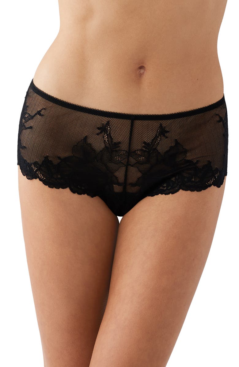 Wacoal Vivid Attraction Tanga, Main, color, Black