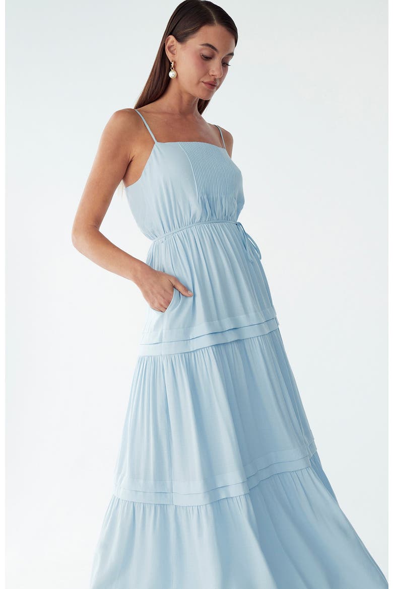 Roannah Maxi Dress, Alternate, color, Pale Blue