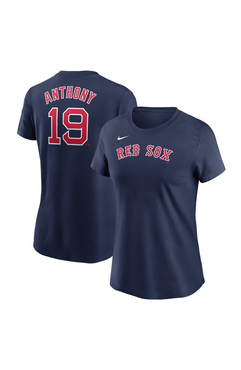 Nike Women's Nike Roman Anthony Navy Boston Red Sox Fuse Name & Number T-Shirt, Main, color, Navy