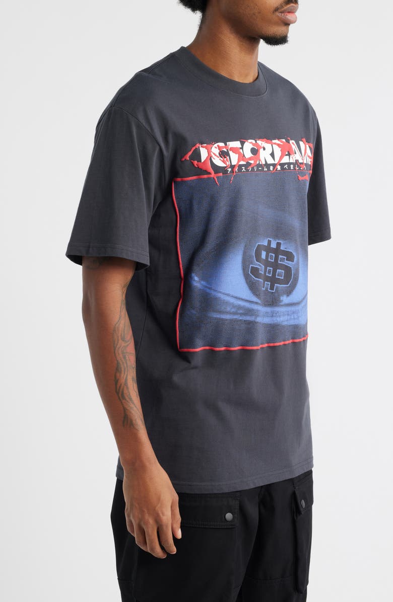 ICECREAM Eyescream Cotton Graphic T-Shirt, Alternate, color, Charcoal Art