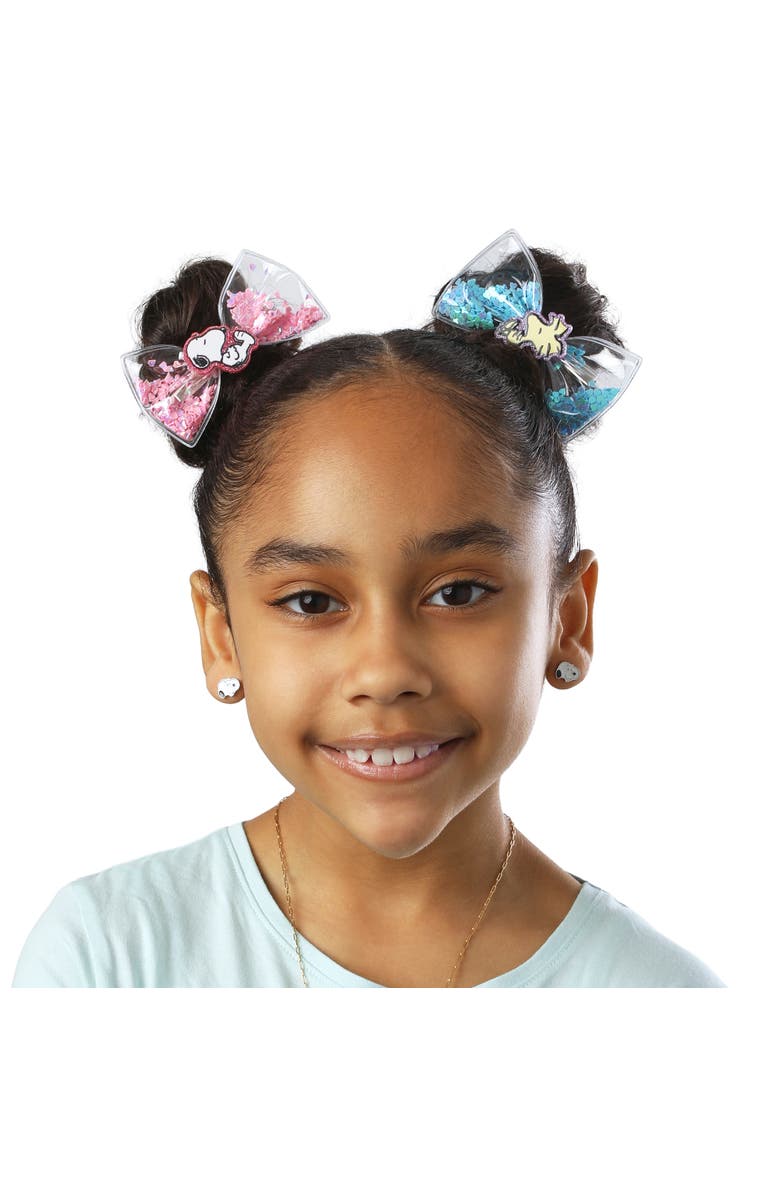 PEANUTS Snoopy Woodstock Shaker Hair Bows 3-Piece Set, Peanuts Gifts, Alternate, color,