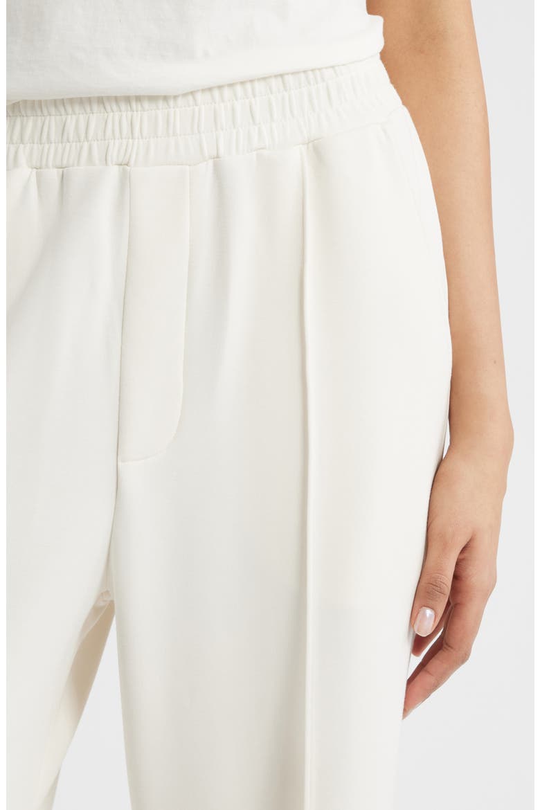 Pintuck Wide Leg Pants, Alternate, color, GARDENIA