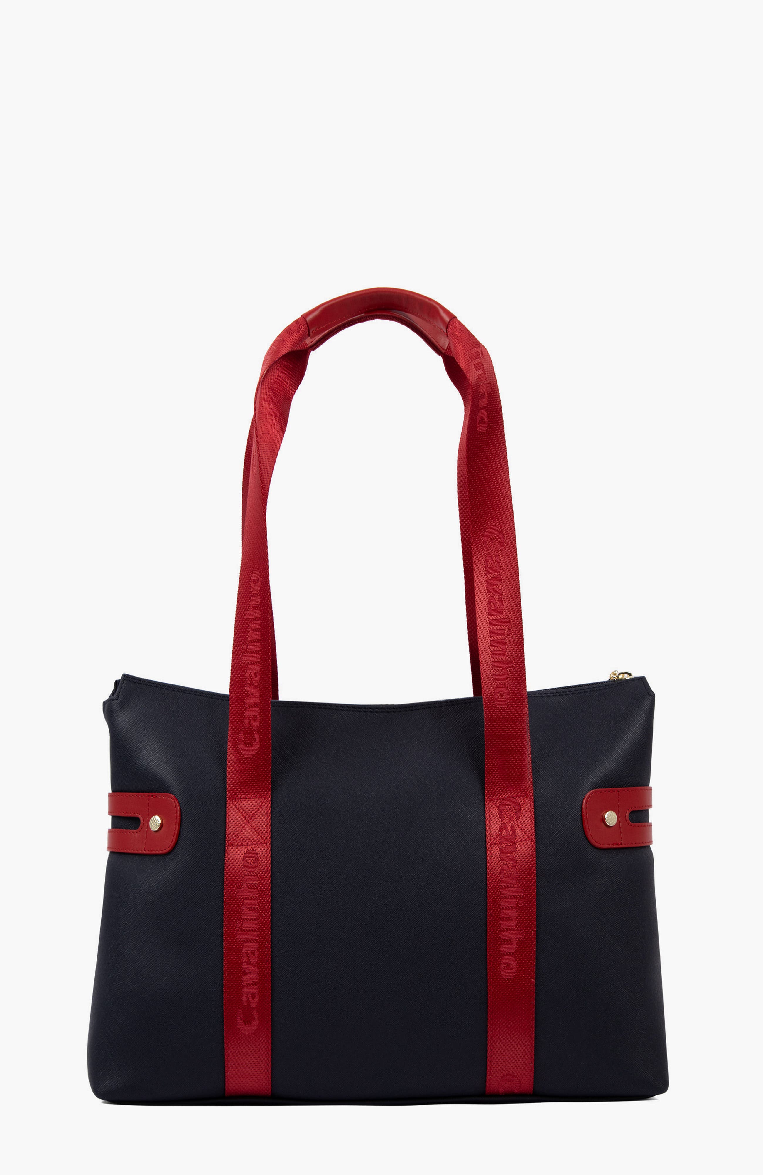 L'Essence 594 Tote Bag, Alternate, color, Navy / White / Red