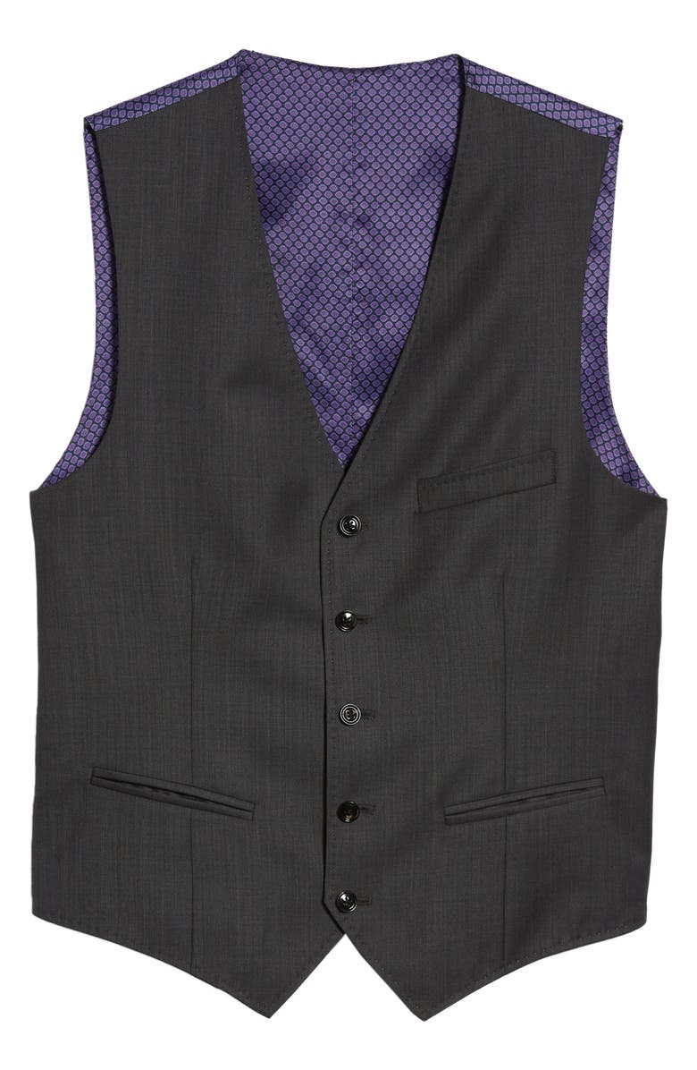 Ted Baker London Troy Trim Fit Vest, Alternate, color,