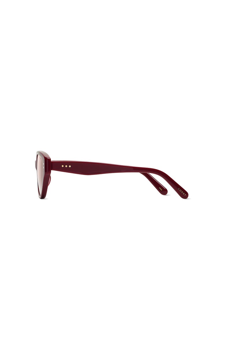 Nova Polarized Sunglasses, Alternate, color, Azuki