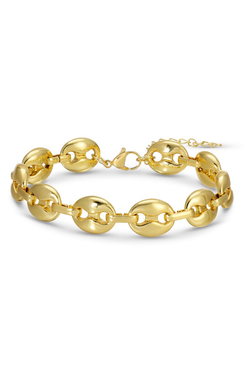 EYE CANDY LOS ANGELES Set of 3 Laurel Bracelets, Alternate, color, Gold