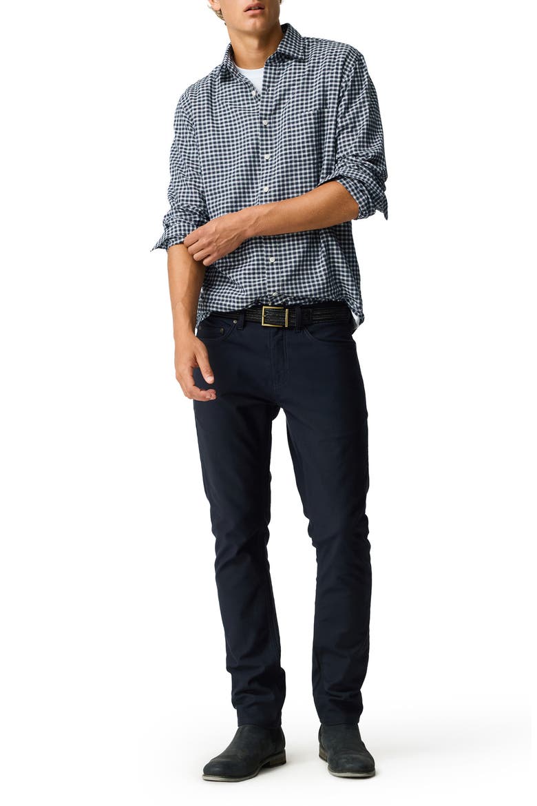 McKerrow Check Cotton & Linen Shirt, Alternate, color, ROYAL