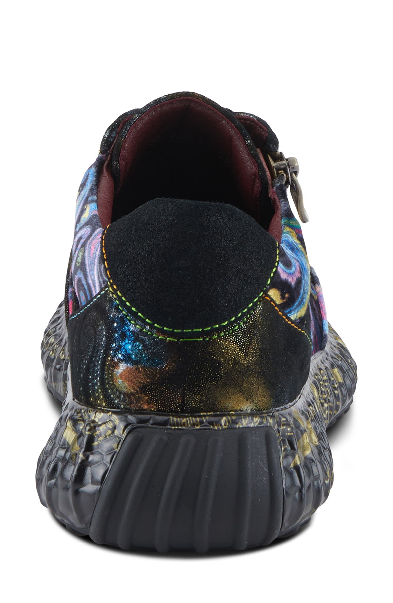 L'Artiste by Spring Step Javana Platform Sneaker, Alternate, color, Black Multi