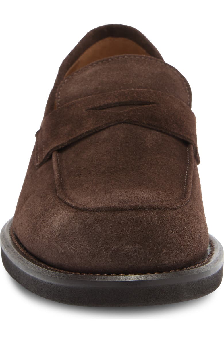 Nordstrom Italian Collection Pienza Casual Penny Loafer, Alternate, color, Brown Torte Suede