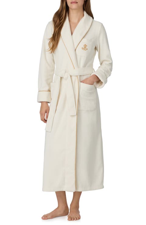 Shawl Collar Long Robe
