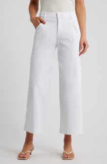 Wyatt Skyrise Crop Wide Leg Twill Pants