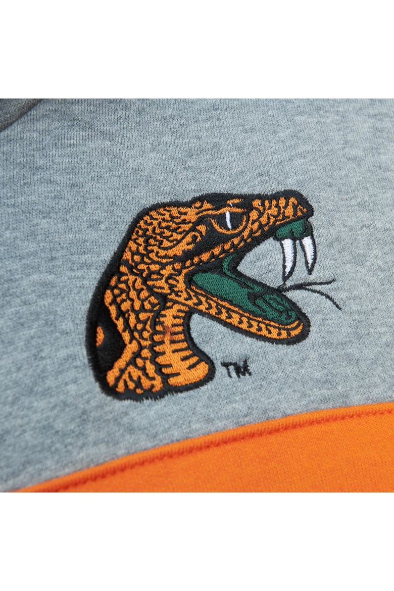 Men's Mitchell & Ness Green Florida A&M Rattlers Head Coach Pullover Hoodie, Alternate, color, Green
