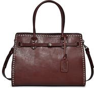 OLD TREND Westland Genuine Leather Textured Heritage Tote