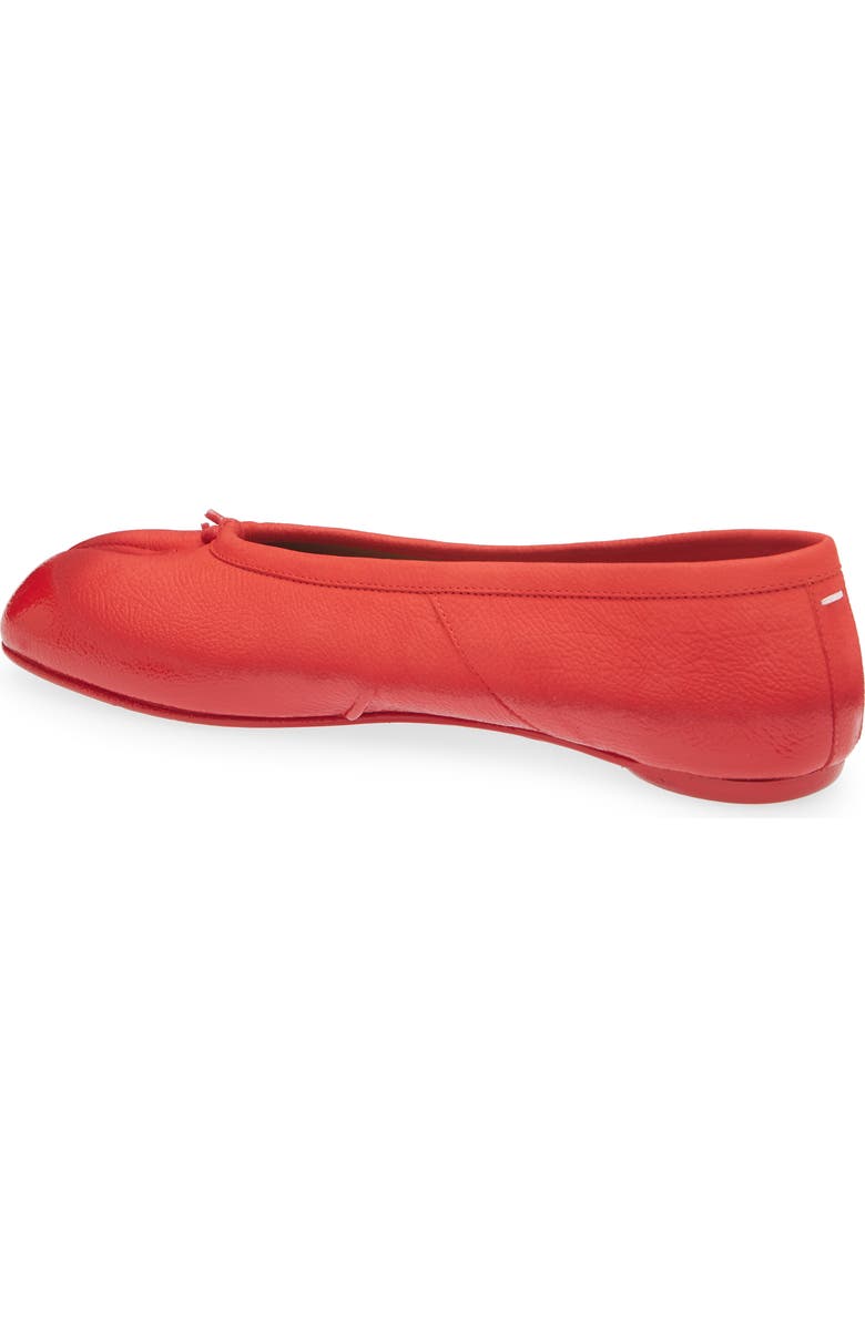 Maison Margiela Tabi Ballet Flat, Alternate, color, Red