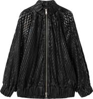 AllSaints Dual Leather Bomber Jacket