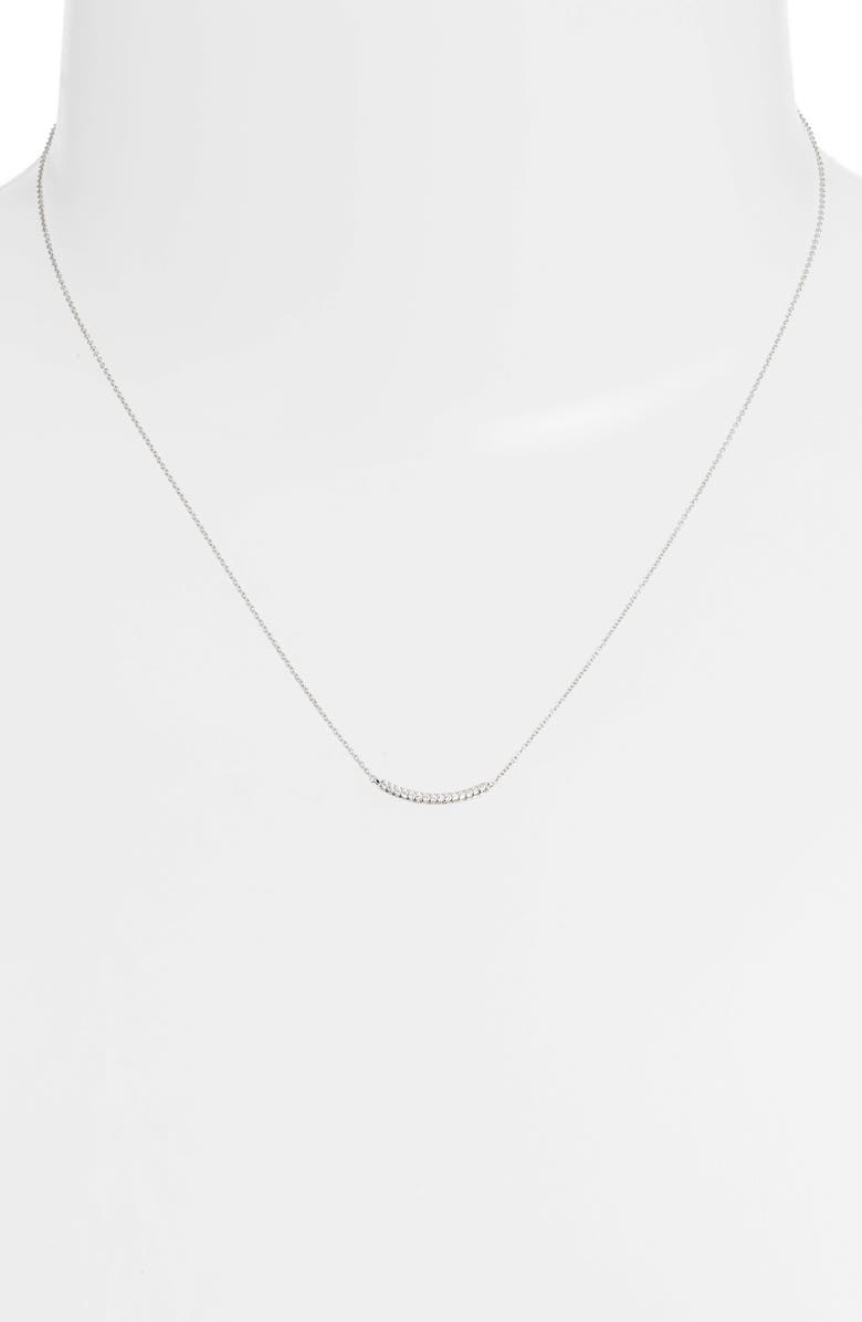 Dana Rebecca Designs Ava Bea Diamond Bar Necklace, Alternate, color,