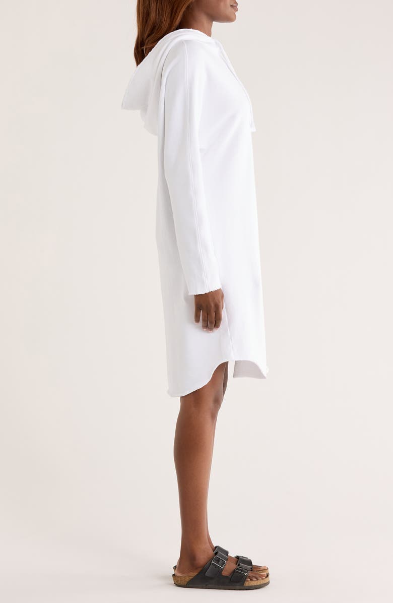 Frank
Eileen Mini James Fleece Hoodie Dress, Alternate, color, White