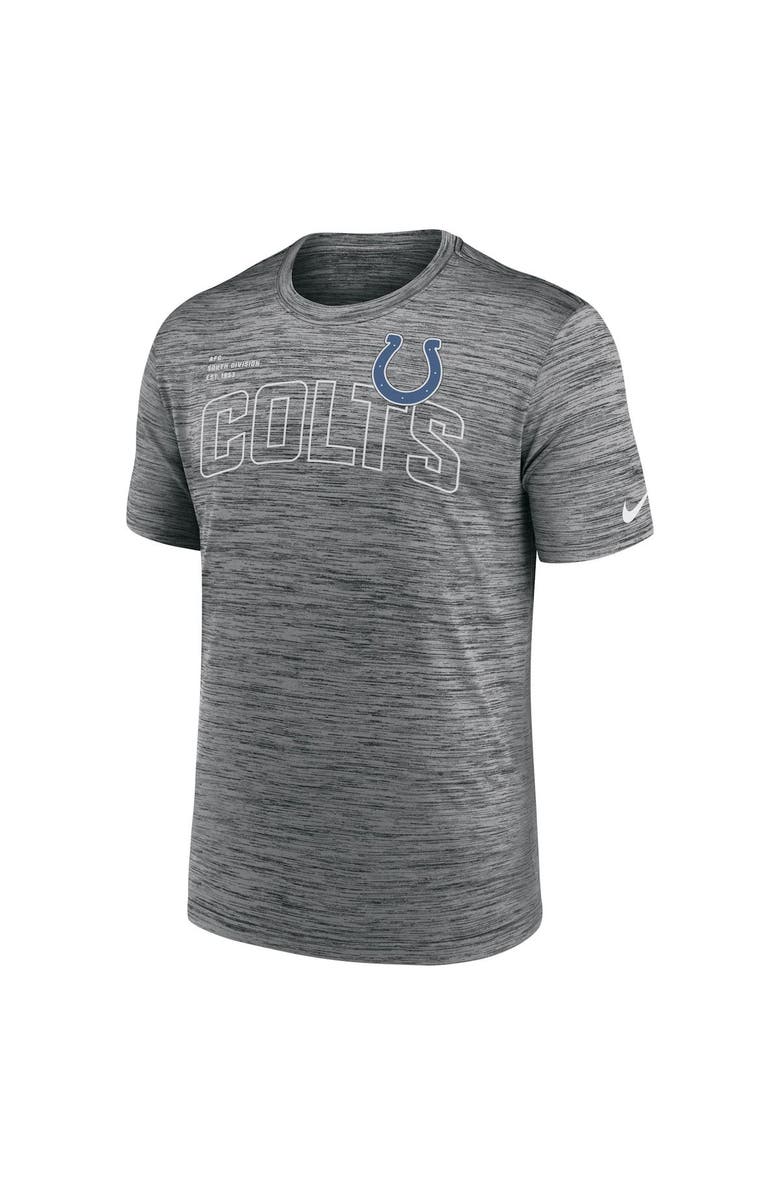 Nike Men's Nike Anthracite Indianapolis Colts Velocity Arch Performance T-Shirt, Alternate, color, Anthracite
