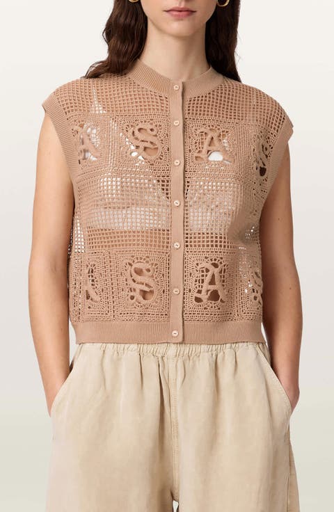 Kyra Open Stitch Sweater Vest