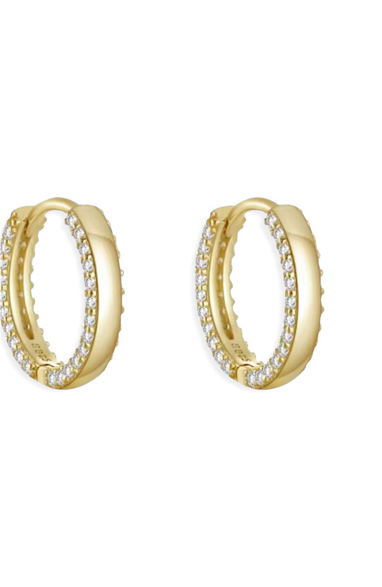 BEN ONI Mara Huggie Hoop Earrings, Main, color, 