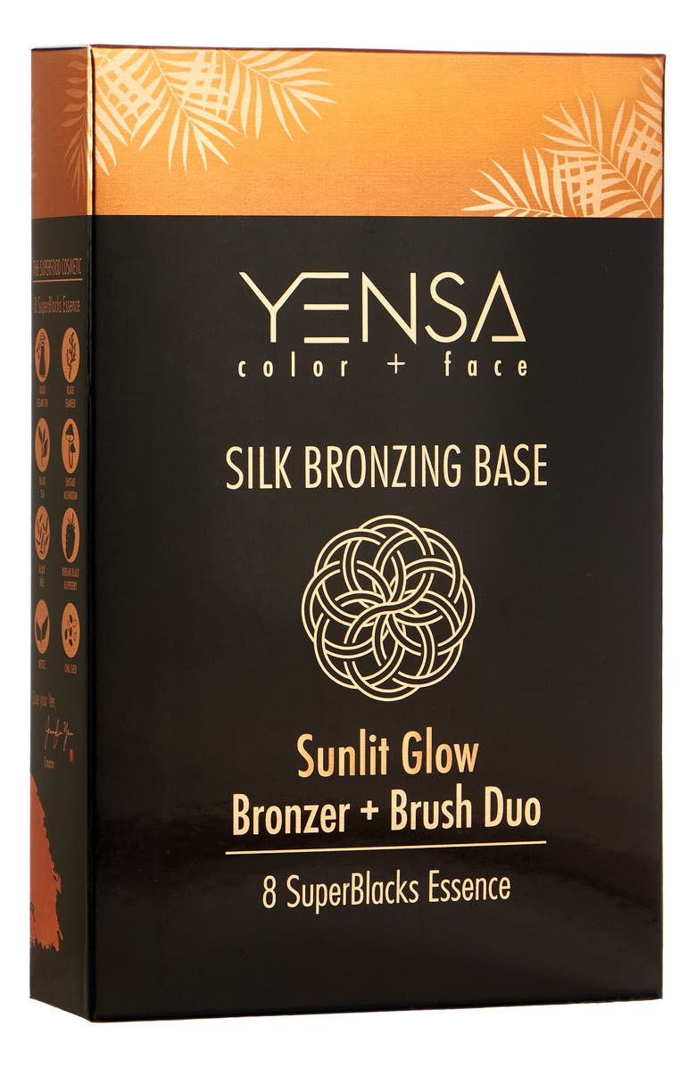 YENSA Silk Bronzing Base Powder Bronzer & Brush Set, Alternate, color,