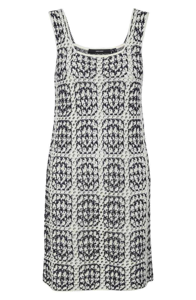 VERO MODA Mykonos Sleeveless Open Stitch Sweater Dress, Alternate, color, 